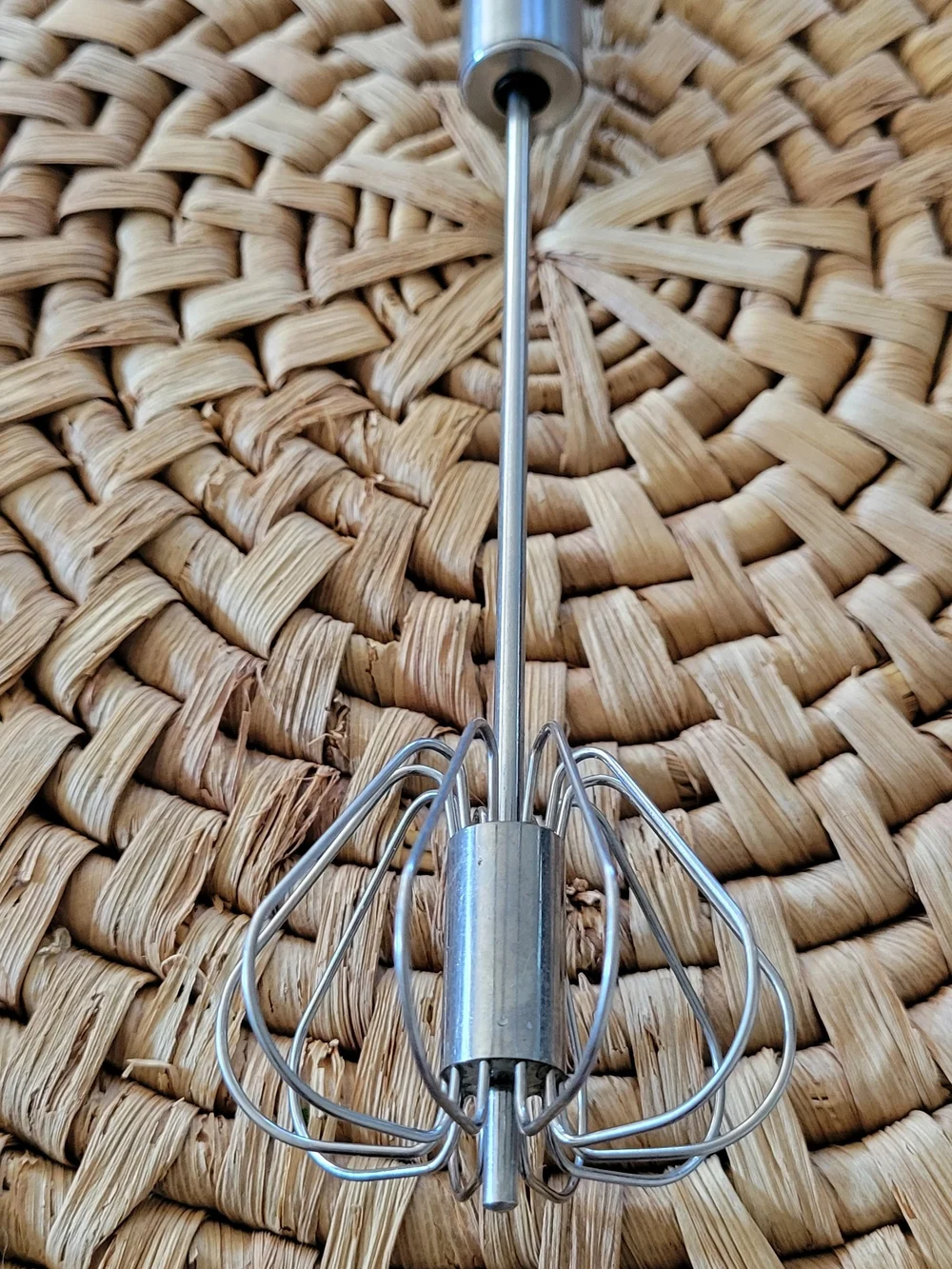 Handheld Stainless Steel Whisk Mixer - Silver